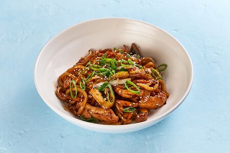 Удон с курицей