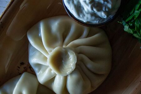 Хинкали с бараниной