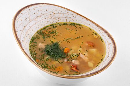 Суп гороховый с копченостями