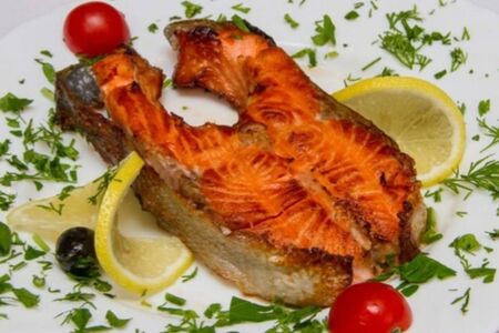 Шашлык из семги