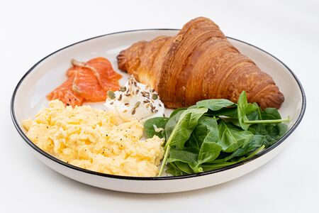 Большой завтрак с лососем