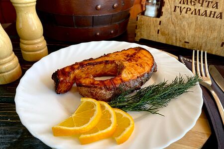 Сёмга на углях