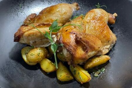 Цыпленок, приготовленный на гриле