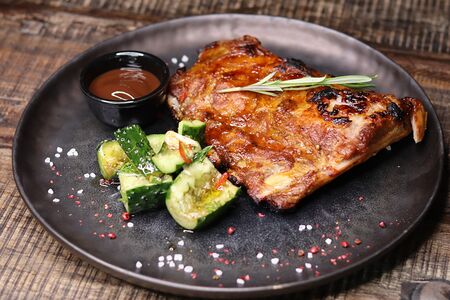 Копчёные свиные рёбра