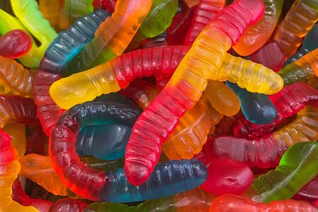 Червяки неоновые