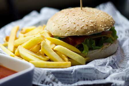 Бургер с курицей