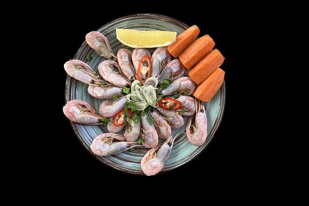 Креветки вареные