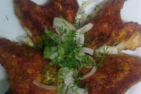 Куриные крылья на мангале