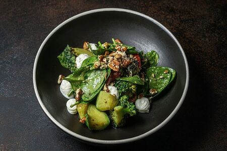 С печеными овощами и фетой