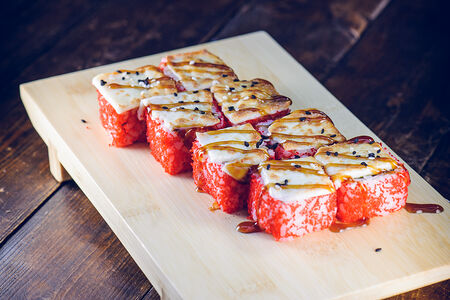 Запеченный ролл Горячий краб