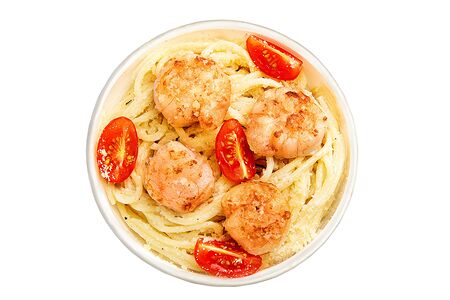 Паста с креветками