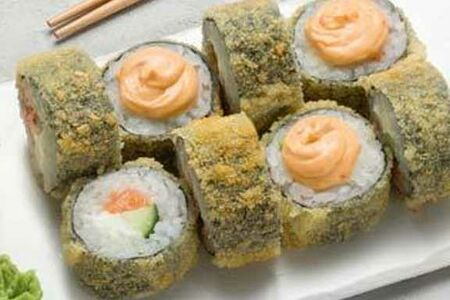 Ролл темпура острый лосось