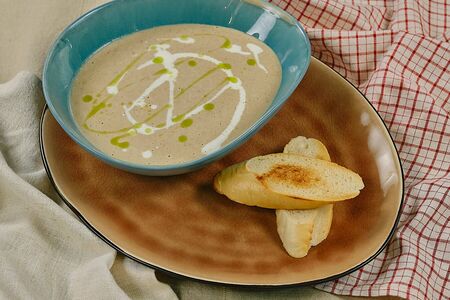 Крем-суп из белых грибов