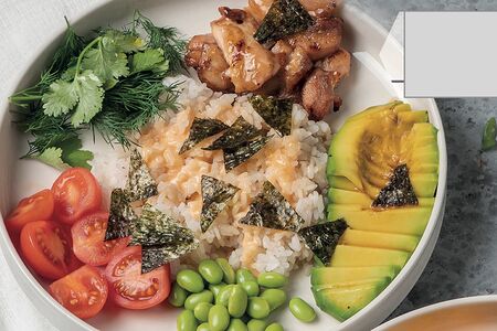 Поке с цыпленком