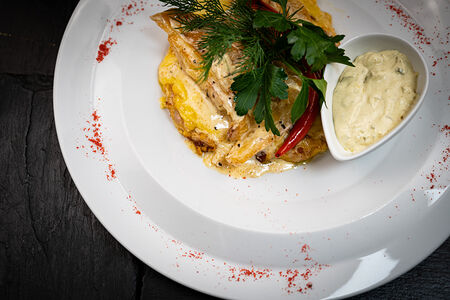 Шницель по-милански