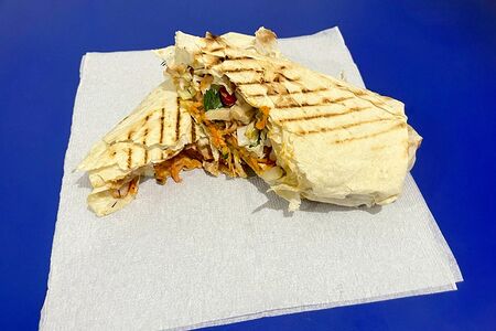 Шаурма куриная на углях