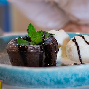 Шоколадный фондан