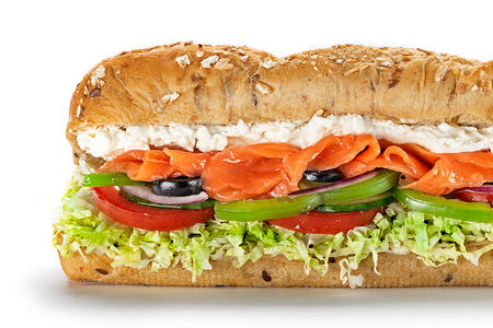 Сэндвич Лосось Крем Чиз 30 см