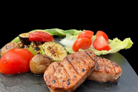 Шашлык из филе тунца