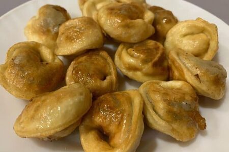 Пельмени жареные