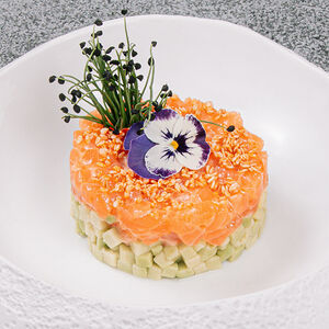 Тартар из лосося Филадельфия