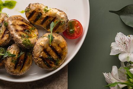 Шампиньоны на углях