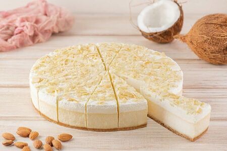 Чизкейк Кокос и миндаль