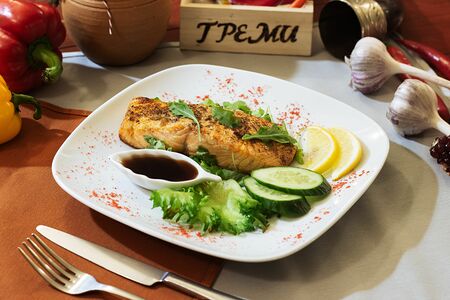 Стейк из рыбы