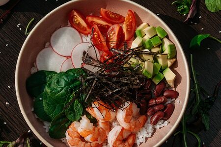 Поке с креветками