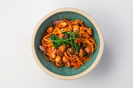 Лапша с курицей