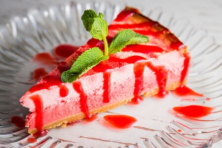 Чизкейк клубничный