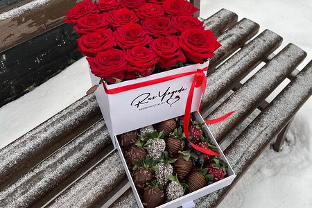 Шкатулка Темный шоколад 17