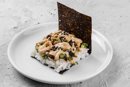 Суши Ленивые с угрем и огурцом