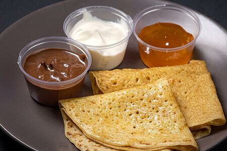 Блины с джемом