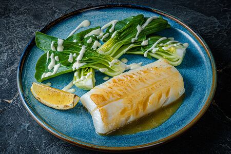 Палтус с пак-чой