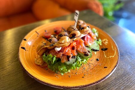 Легендарная вафля с сёмгой