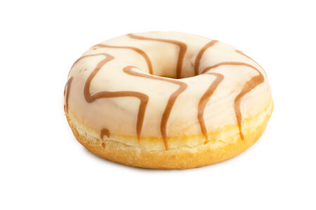 Донат с карамельной начинкой