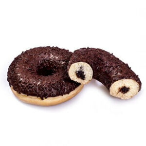 Донат тройной шоколад