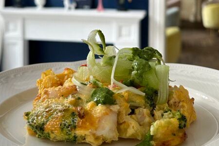 Испанский завтрак с креветкой