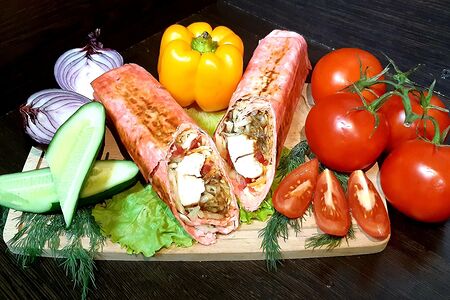 Шаурма томатная острая