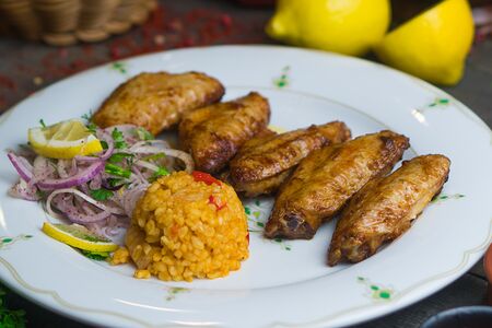 Шашлык из куриных крылышек