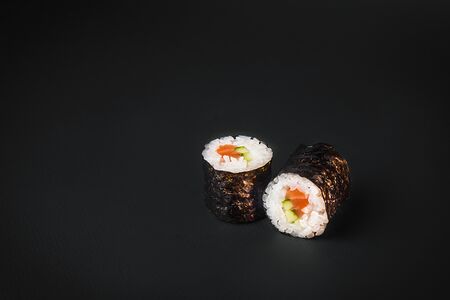 Лосось с огурцом