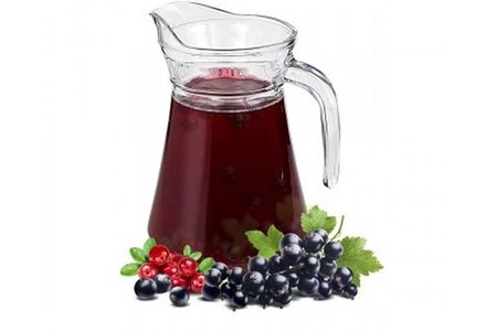 Компот домашний с черной смородиной