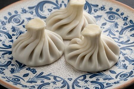 Хинкали с лесными грибами