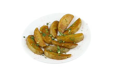 Картошка по-деревенски и соус