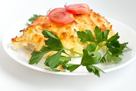 Курочка с томатом и картофелем