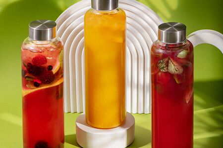 Лимонад Вишня-базилик