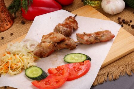 Шашлык из cвинoй шейки