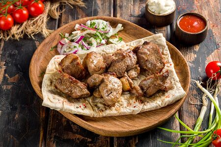 Шашлык из бараньей мякоти