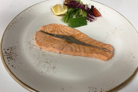 Семга на пару